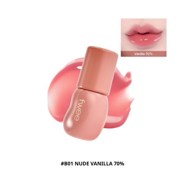 Son Bóng Fwee 3D Voluming Gloss 5.3g #B01 Nude Vanilla 70%