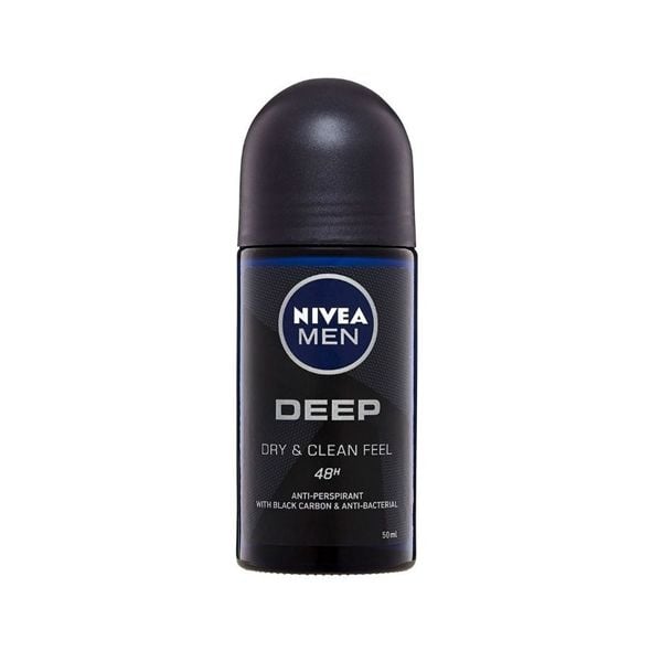 Lăn Khử Mùi Nam Nivea Men Deep Dry & Clean Feel 50ml