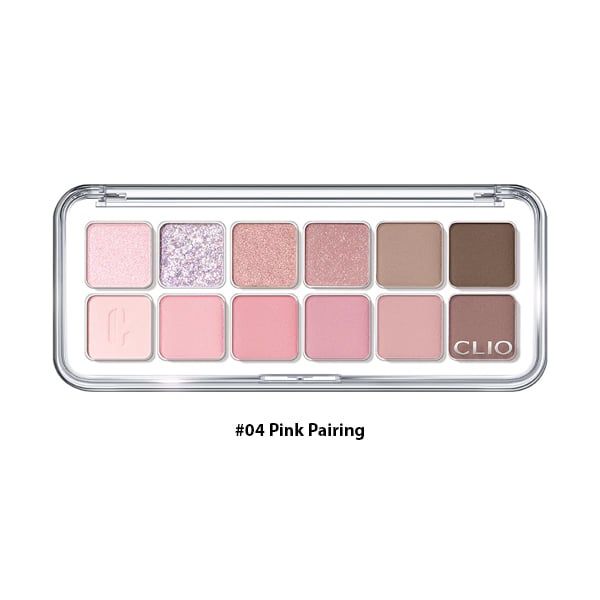 Phấn Mắt 12 Ô Clio Pro Eye Palette Air 7.2g #04 Pink Pairing