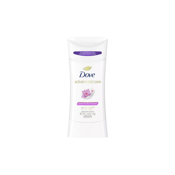 Lăn Khử Mùi Dove Advanced Care Waterlily & Sakura Blossom 72H 74g