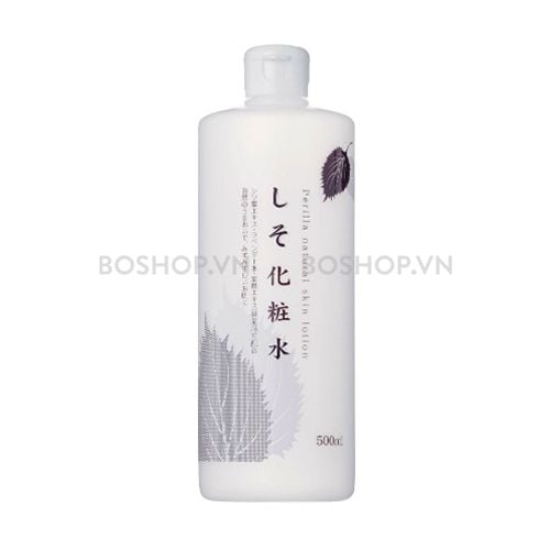 CT - Nước Hoa Hồng Tía Tô Chinoshio Dokudami Perilla Natural Skin Lotion 500ml