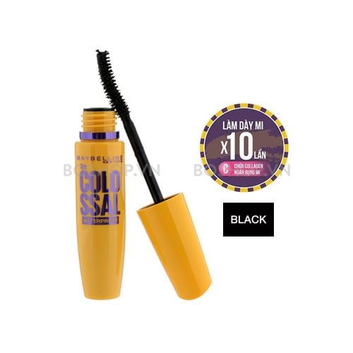 Mascara Maybelline Colossal Waterproof Black 9.2ml