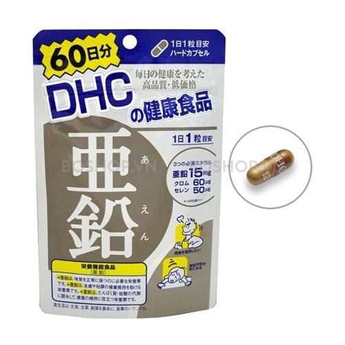 Viên Uống Bổ Sung Kẽm DHC 60 Ngày