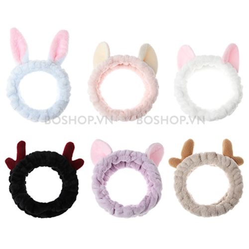 Băng Đô Cài Tóc Lông Mềm 1 Cái