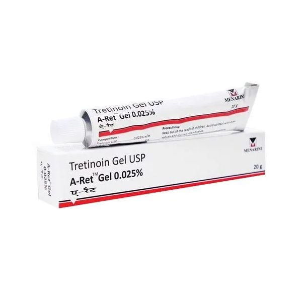 Gel Trị Mụn, Mờ Thâm & Chống Lão Hoá Menarini Tretinoin 0.025% 20g