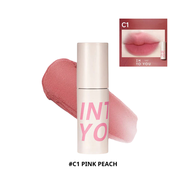 Son & Má Hồng Dạng Bùn Lì Into You Airy Lip & Cheek Mud 2g #C1 Pink Peach