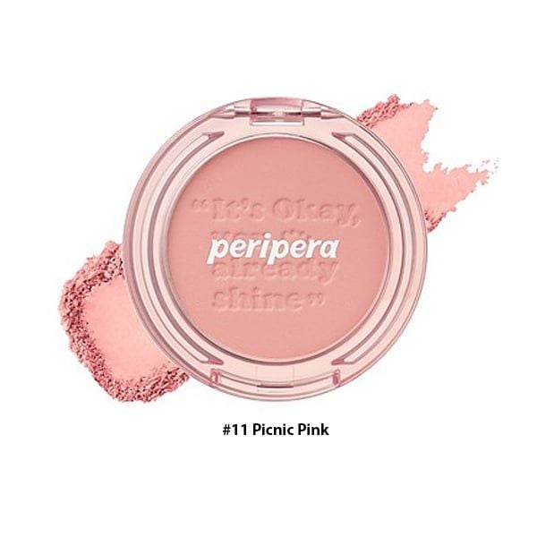 Má Hồng Peripera Pure Blushed Sunshine Cheek #11 Picnic Pink