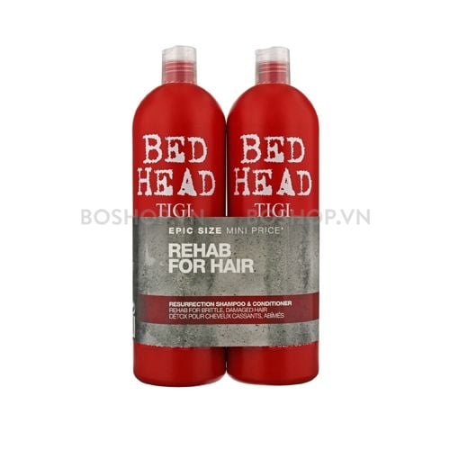 Bộ Dầu Gội Xả Tigi Bed Head Rehab For Hair 750ml