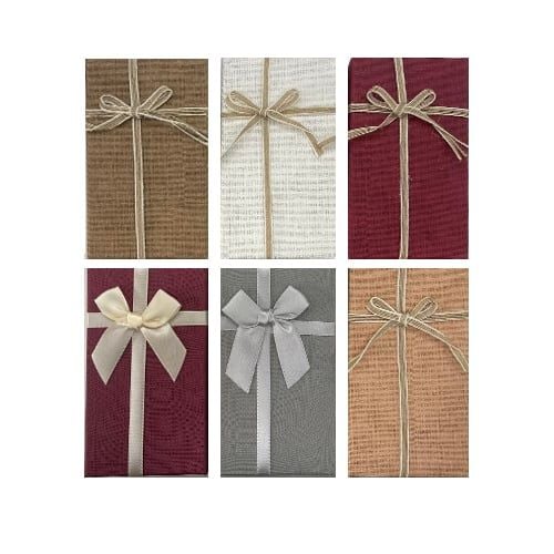 Hộp Quà Hình Chữ Nhật Cột Nơ 1 Cái (14cm x 8cm x 5cm)