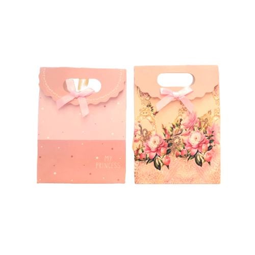 Túi Giấy Có Nơ Size Siêu Nhỏ (Dài 12cm x Ngang 6cm x Cao 16cm)