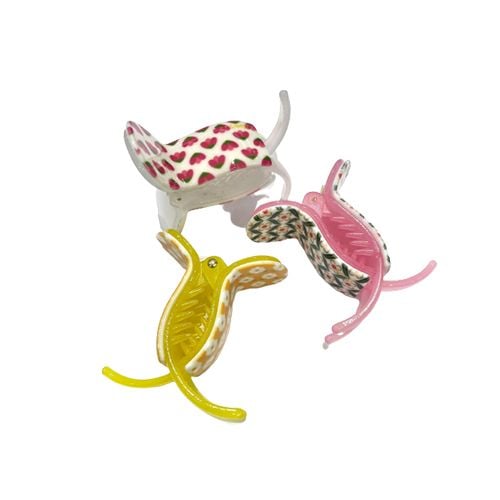 Kẹp Tóc Càng Cua 3 Chấu ( Loại Bóng )