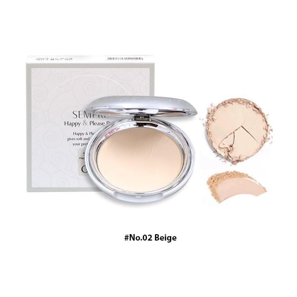 Phấn Phủ GEO Sempre Happy & Please Pact 22g #02