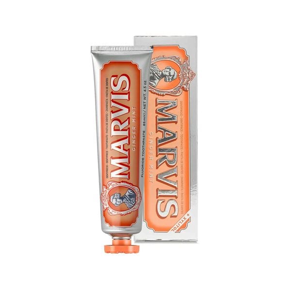 Kem Đánh Trắng Răng Marvis Ginger Mint 85ml