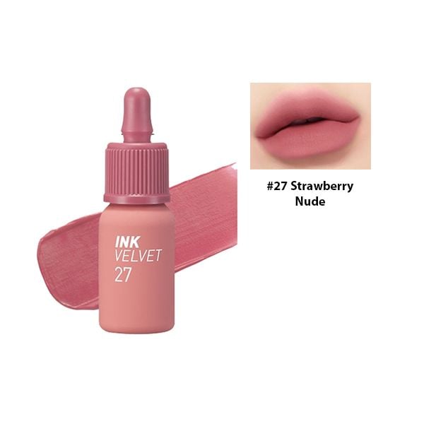 Son Kem Peripera Ink Velvet Nude 4g  #27 Strawberry Nude