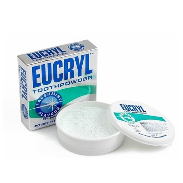 CT - Bột Tẩy Trắng Răng Eucryl Freshmint Stain Removing 50gr