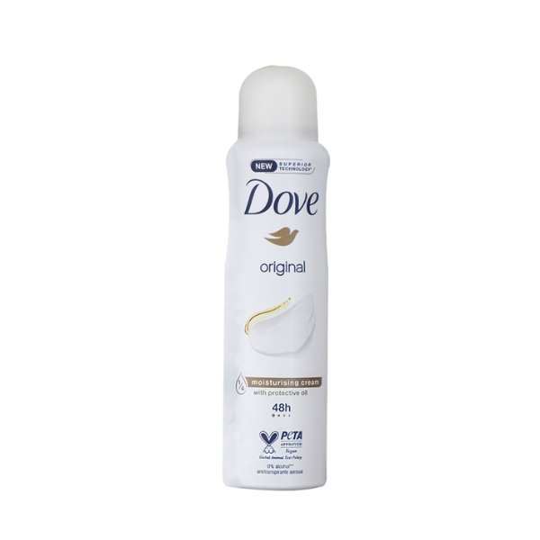 Xịt Khử Mùi Dove Original 48h 150ml