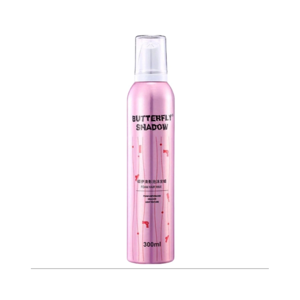 Mousse Tạo Kiểu Tóc Butterfly Shadow Hồng 300ml