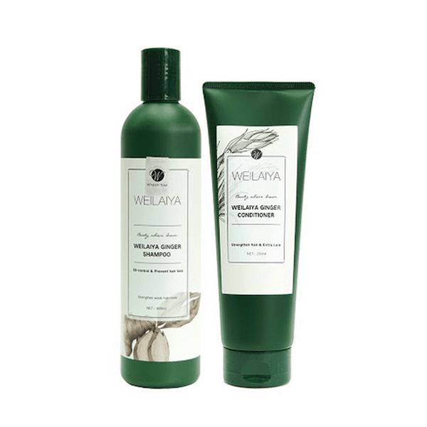 Bộ Dầu Gội Dầu Xả Weilaiya Hair Strength 400ml + 250ml (TặnG Kèm Bộ Gội Xả Minisize)