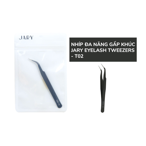 CT - Nhíp Đa Năng Gấp Khúc Jary Eyelash Tweezers - T02