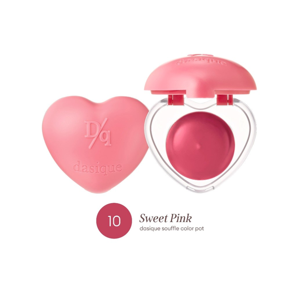 Son Kem Bùn Dasique Souffle Color Pot 10 #Sweet Pink