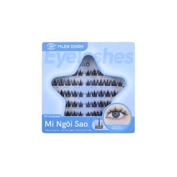 CT - Lông Mi Giả Mlen Diary Star Hộp Nhỏ