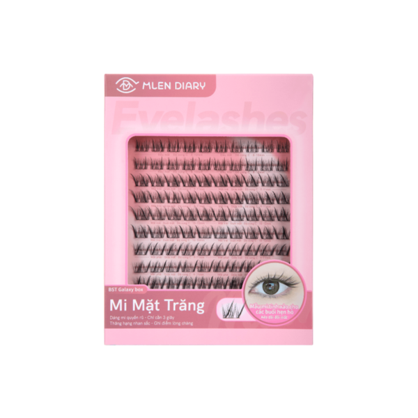 Lông Mi Giả Mlen Diary Moon Hộp To