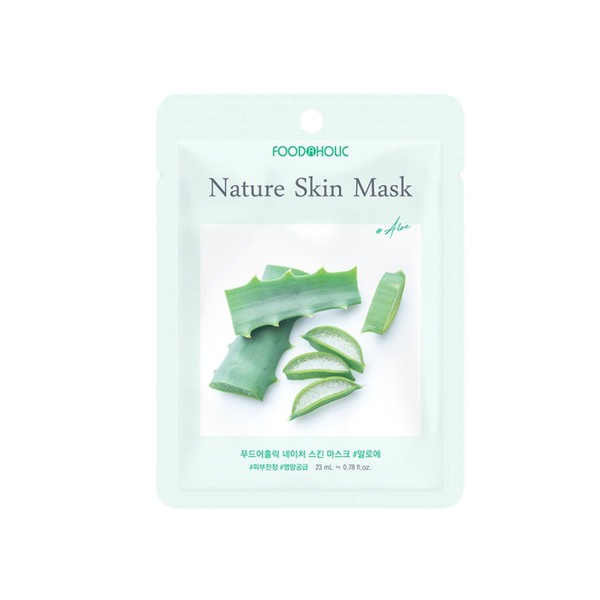 CT - Mặt Nạ Cấp Ẩm, Phục Hồi Da Foodaholic Aloe Nature Skin Mask 23ml