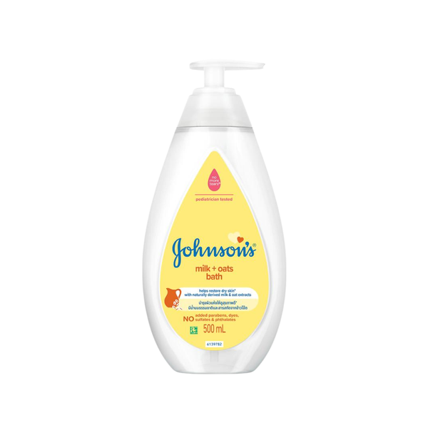 Sữa Tắm Gội Johnson’s Baby Milk And Oats Bath 500ml