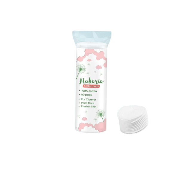 Bông Tẩy Trang Habaria Cotton Pads 80 Miếng
