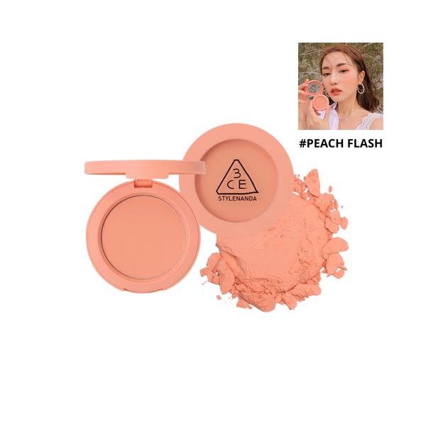 CT - Phấn Má Hồng 3CE Mood Recipe Face Blush #Peach Flash