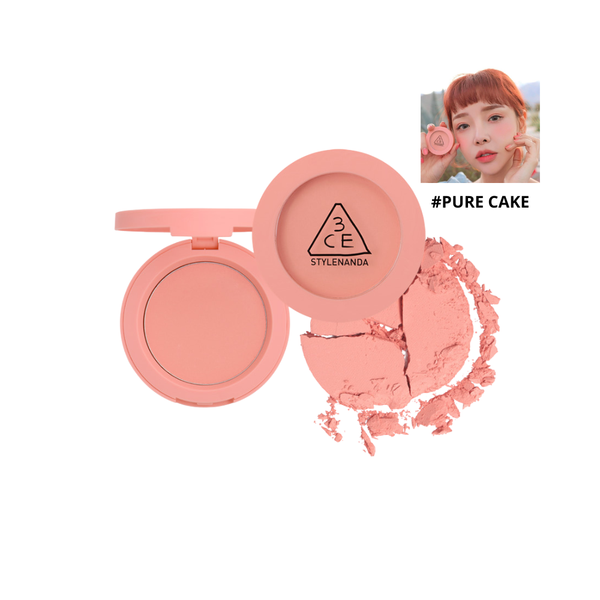 Phấn Má Hồng 3CE Mood Recipe Face Blush #Pure Cake