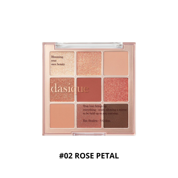 Phấn Mắt 9 Ô Dasique Shadow Palette 7.6g #02 Rose Petal