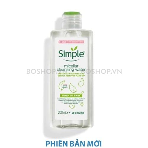 CT - Nước Tẩy Trang Simple Kind To Skin Micellar Cleansing Water 200ml