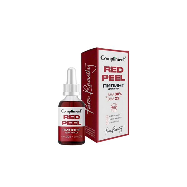 Tẩy Da Chết Hóa Học Compliment Red Peel AHA 30% + BHA 2% 27ml