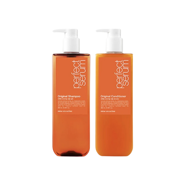 Cặp Dầu Gội Xả Mise En Scene Perfect Serum Original 680ml