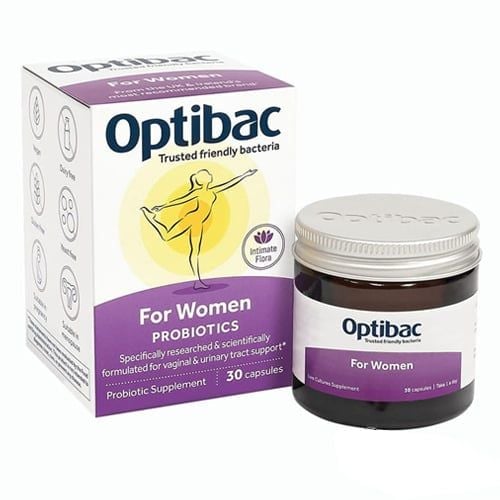 Men Vi Sinh Cho Phụ Nữ Optibac Probiotics Hộp 30 Viên