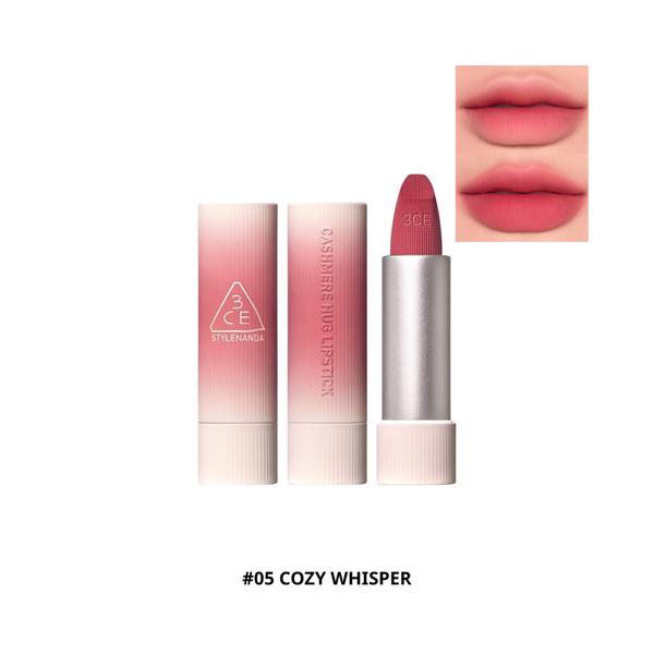 Son Thỏi Lì 3CE Cashmere Hug Lipstick #Cozy Whisper