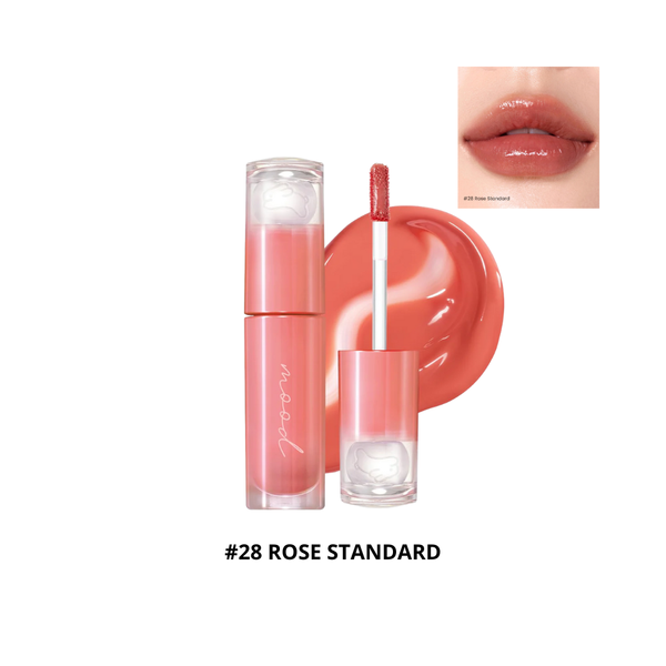 Son Tint Peripera Ink Mood Glowy Lip Tint 4g #28 Rose Standard