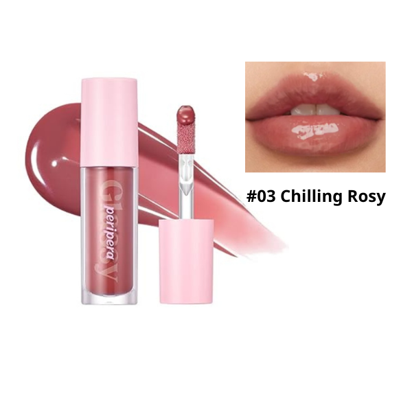 Son Bóng Peripera Ink Glasting Lip Gloss #03 Chilling Rosy