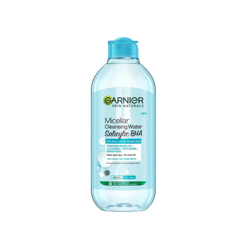  HXT - Nước Tẩy Trang Garnier Micellar Salicylic BHA Water For Oily & Acne-Prone Skin 400ml 