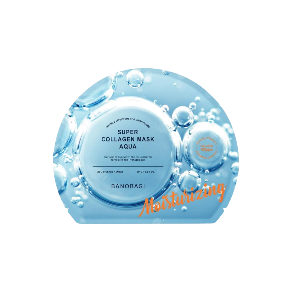  Mặt Nạ Dưỡng Ẩm Chuyên Sâu Banobagi Super Collagen Mask 30g - Aqua Moisturizing 