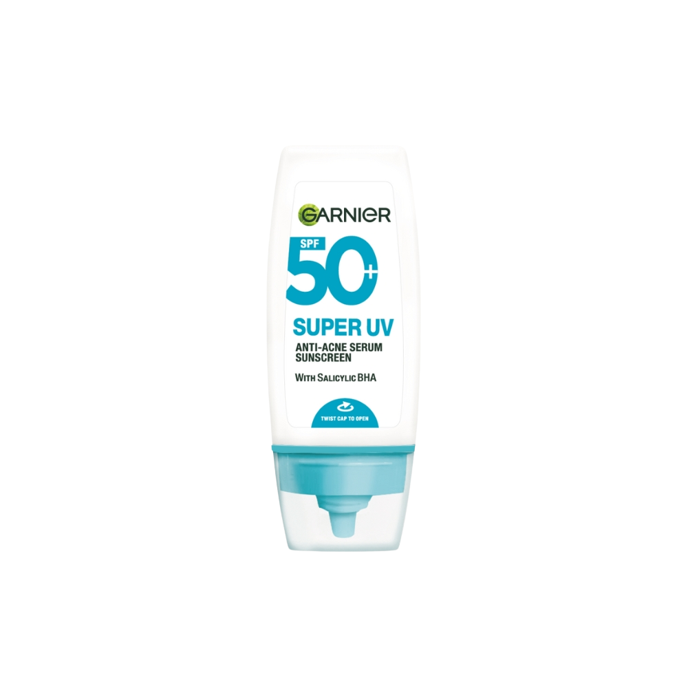  Kem Chống Nắng Garnier Super UV Anti-Acne Serum Sunscreen SPF50+ PA++++ 30ml 