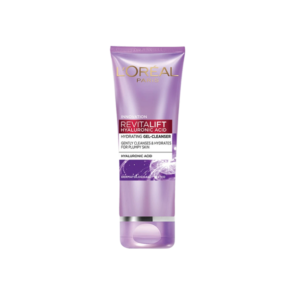 CT - Sữa Rửa Mặt Dạng Gel Cấp Ẩm Và Căng Mịn Da L'Oreal Paris Revitalift Hyaluronic Acid Hydrating Gel-Cleanser 100ml