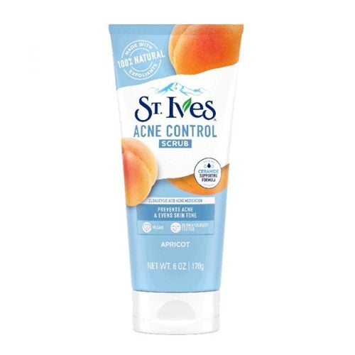 CT - Sữa Rửa Mặt Tẩy Tế Bào Chết St.Ives Blemish Control Apricot Scrub 170g
