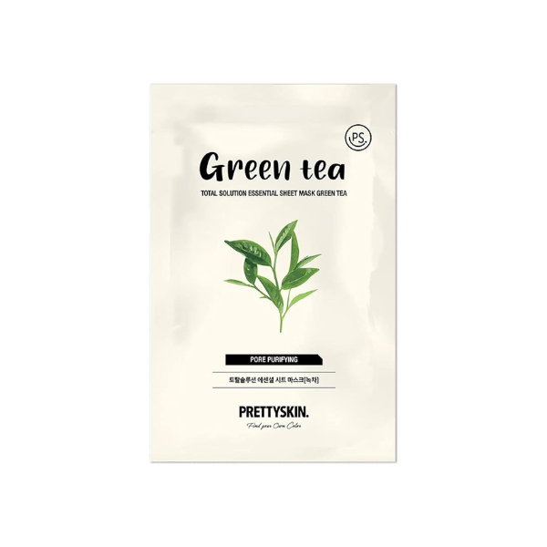 CT - Mặt Nạ Dưỡng Da Pretty Skin Green Tea Total Solution Essential Sheet Mask 23g