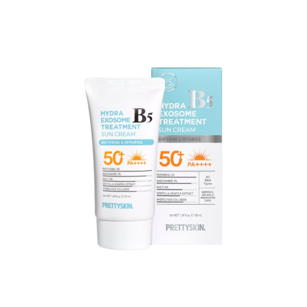  Kem Chống Nắng Phục Hồi Da Pretty Skin Hydra B5 Exosome Treatment Sun Cream SPF 50+ PA++++ 50ml 