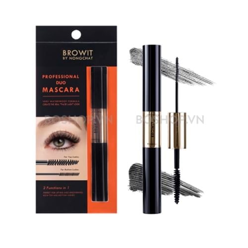Mascara 2 Đầu Browit By Nongchat Professional Duo Mascara #Sexy Black 4g