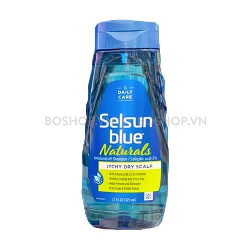 Dầu Gội Trị Gàu Selsun Naturals Ichy Dry Scalp Antidandruff Shampoo 325ml