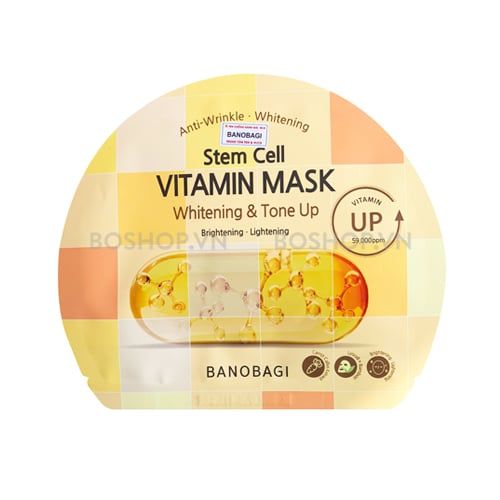 CT - Mặt Nạ Dưỡng Trắng Banobagi Stem Cell Vitamin Mask Whitening & Tone Up 30g