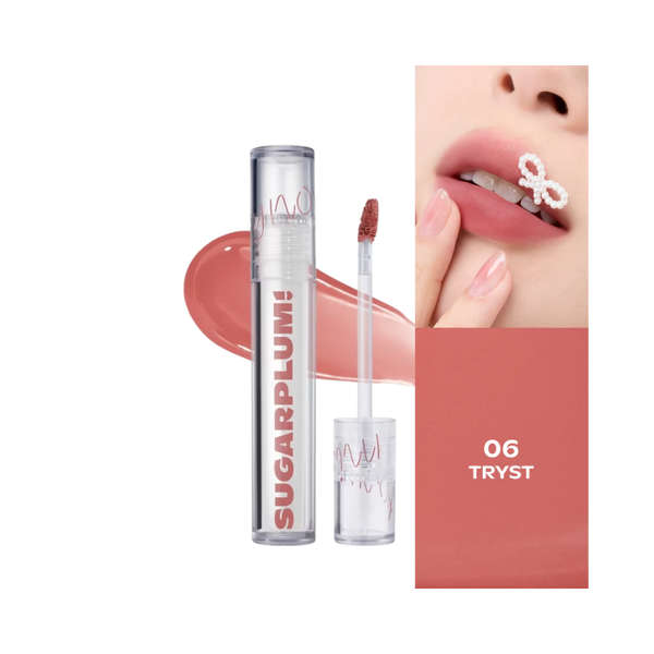 Son Tint Lì Thuần Chay Ofélia Sugarplum Mistynow Blurring Tint 3.8g #06 Tryst – Hồng Nude